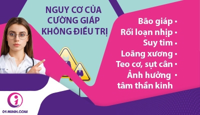 Những bệnh lý nguy cơ dễ mắc phải khi không điều trị cường giáp