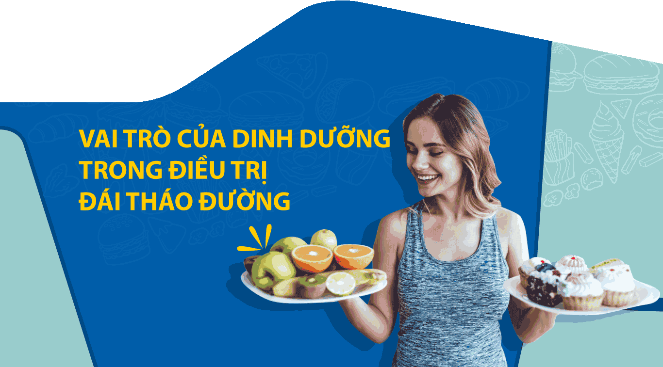 VAI TRÒ CỦA DINH DƯỠNG TRONG ĐIỀU TRỊ ĐÁI THÁO ĐƯỜNG